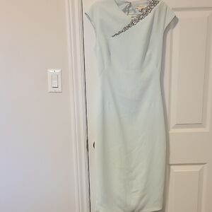 Ted Baker One Shoulder Light Blue Dress
